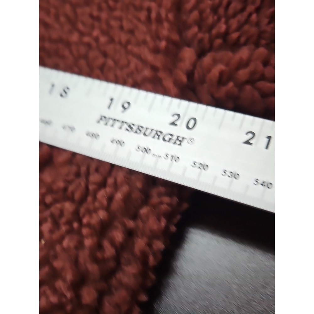 Alpine Design Women's Sherpa 1/4 Snap Pullover X Small Dark Auburn Fleece NWT - Picture 10 of 12